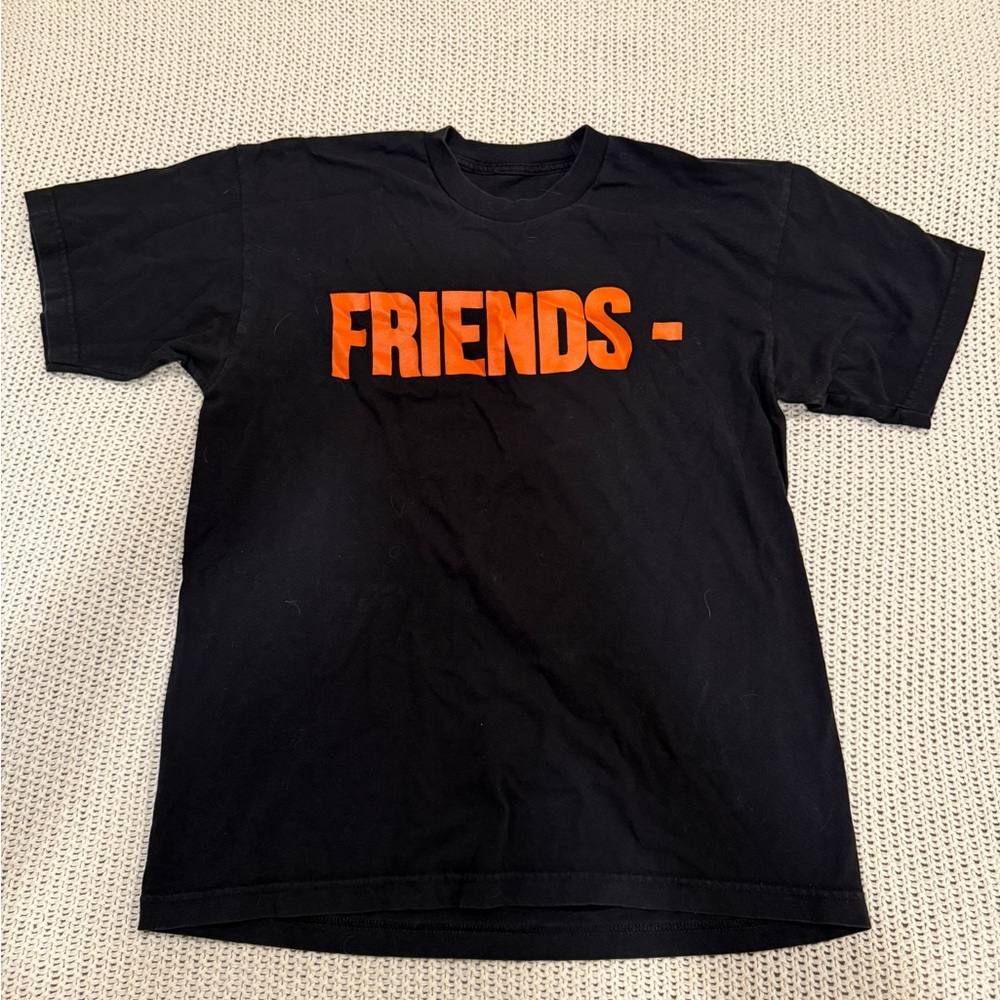 VLONE Black and Orange Friends Tee